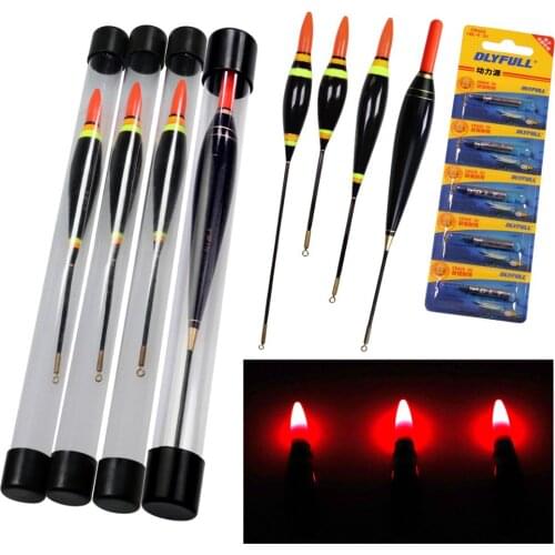 1Pcs 3.5g 4g 6g 10g Electronic LED Fishing Floats Buoy With Battery Fishing Night Glow Luminous Floating Float Bobbers