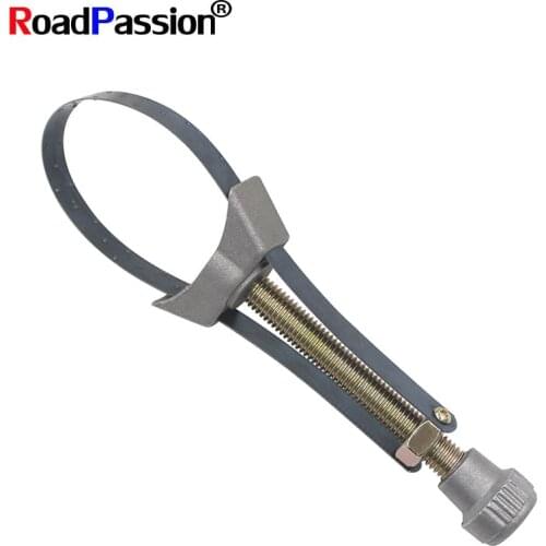 Car Auto Oil Filter Removal Tool Cap Spanner Strap Wrench 60mm~120mm Diameter Adjustable For All Motorcycle Brands Repair Tools