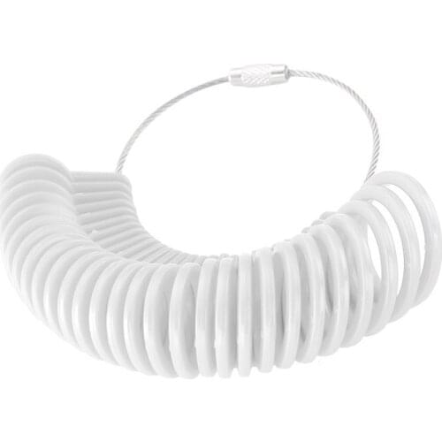 Finger Ring Sizer Gauge Stick Plastic Standard US Measuring Sizes Jewelry Tools Equipment B99