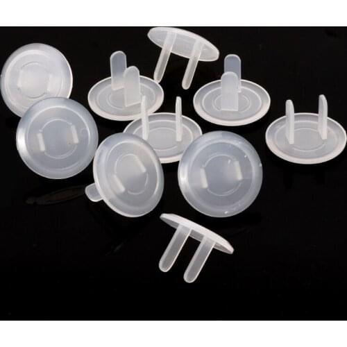 10pcs US Power Socket Cover Safety Outlet Plug Protective Cover Baby Kids Children Safety Protector Anti Electric Shock Plugs