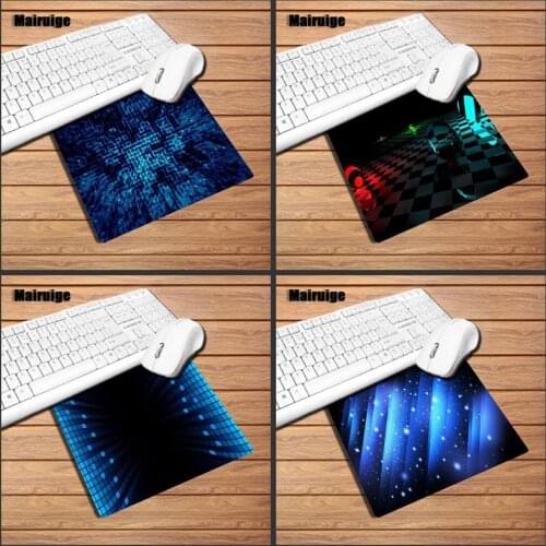 Mairuige Rectangular Mouse Pad HD Blue Beautiful Personality Art Picture Computer Games Non-slip Waterproof Mouse Pad