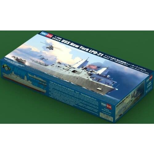 HobbyBoss model kit 83415 1/700 USS New York LPD-21 plastic