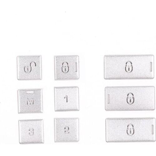 NEW-9PCS Car Door Lock Switch Button Sequins Sticker Cover Trim for Land Rover Discovery 5 LR5 L462 2017-2020 Accessories