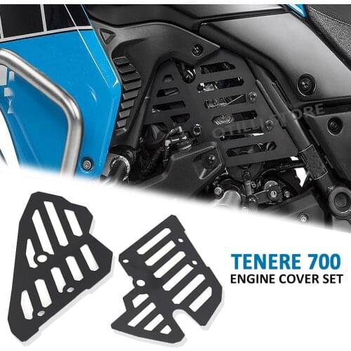 For Yamaha Tenere 700 2019-2021 NEW Motorcycle Accessories Engine Guard Cover protector Crap Flap Set