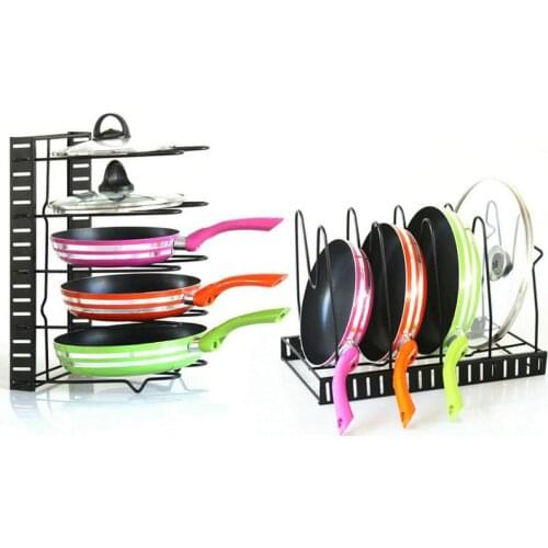 Saucepan Lid Pods Storage Kitchen Cupboard Cookware Tools Shelf Racks Organiser
