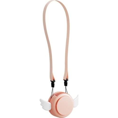 Hand Free Portable Personal Fan-rechargeable Mini USB Neck Fan,3 Level Air Flow Small Wearable Air Conditioner Neck Fan