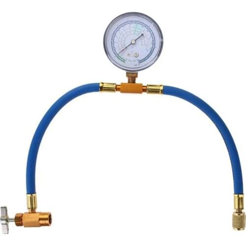 R134A To R12 R22 Air Conditioning Recharge Measuring Hose Gauge Valve Refrigerant Pipe Auto Car Air-conditioning Accessories