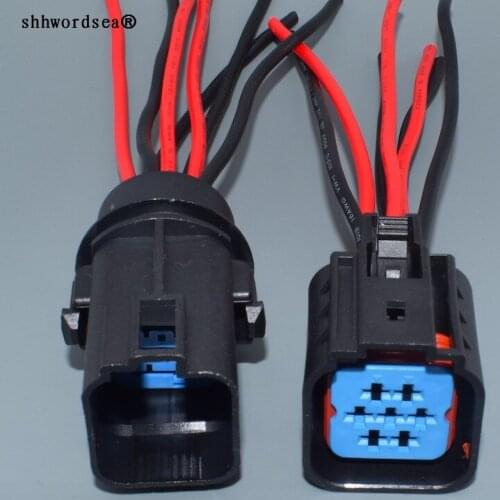 Shhworldsea 7 Pin male female for vw jacket with waterproof connector for motor connector with terminal DJ7075-3.5-21/11