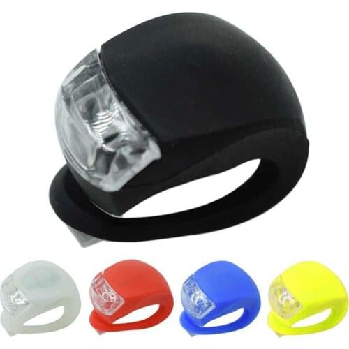 Led Bike Lights Silicone Bicycle Light Head Front Rear Wheel LED Flash Lamp Waterproof Cycling Warning Sport Bike Accessories