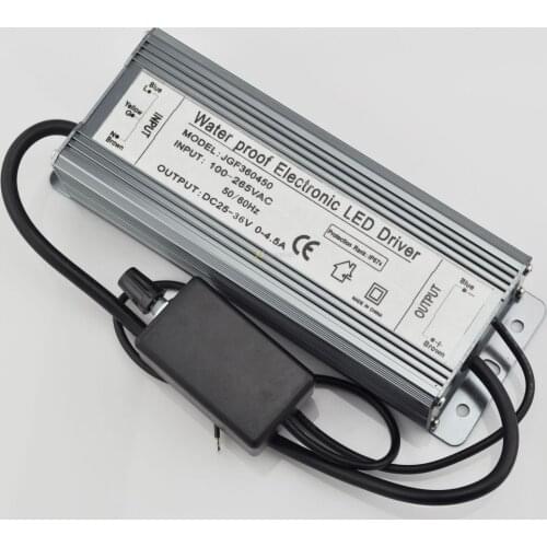150W Dimmable Constant Current LED Driver IP67 Waterproof AC to DC25-36V 0-4500mA for 150W High Power LED Light
