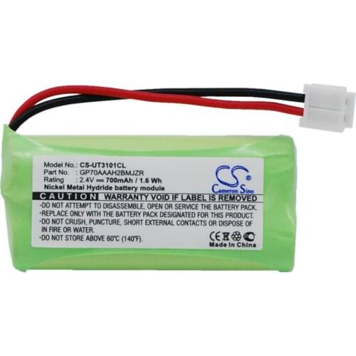 Cameron Sino Cordless Phone Replacement Ni-MH Battery 700mAh For 60AAAH2BMJZR Audioline Free Tools
