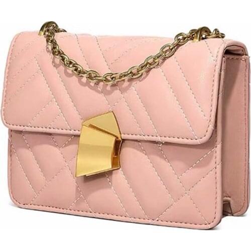 Womens Handbags 2021 Fashion Pink Shoulder Bags Female Chains Crossbody Bags Ladies Luxury Designer Handbag Bolso Mujer