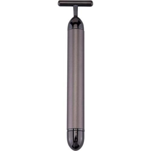 27K Gold Bar T Type Electric Golden Beauty Stick V Face Artifact Facial Massage Stick Beauty Equipment Vibration Meter