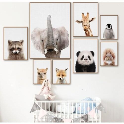 Cartoon Alpaca Zebra Deer Panda Fox Animal 5D Diamond Embroidery diy diamond painting mosaic full square drill kids room decor