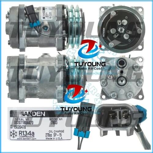 Auto A/C Compressor for Chevrolet GMC 15680077 125mm 2PK
