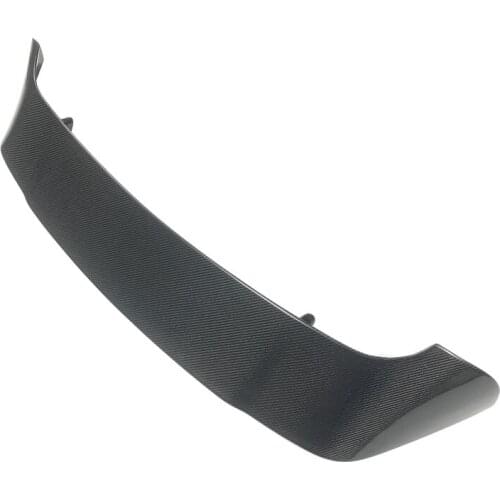 Car-styling For Porsche Macan S Type Carbon Fiber Rear Spoiler With Side Fins Glossy Finish Trunk Splitter Wing Fibre Roof Lip