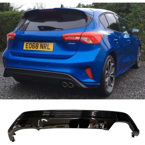 Rear Lip Bumper bar Diffuser Body Kit Fit For Ford MK4 Focus 2019 ST Line