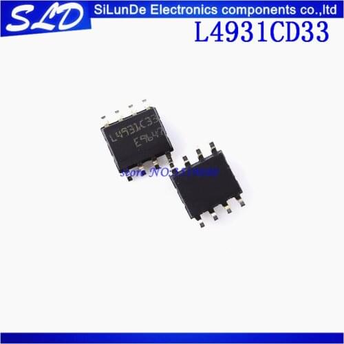 Free Shipping 20pcs/lot L4931CD33 L4931C33 SOP-8 New and original IN STOCK
