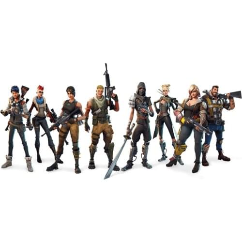 30*60 Cm Fortnite Large Stickers Bedroom Wall Decoration Stickers Kids Personality Stylish and Simple Sticker Birthday Gifts