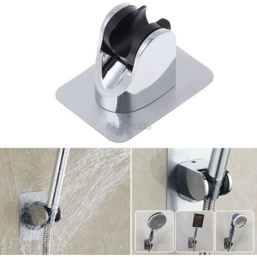 Head Holder Adjustable No Drilling Bracket Mount Shower Hand Attachable Sticker Apr Whosale&DropShip