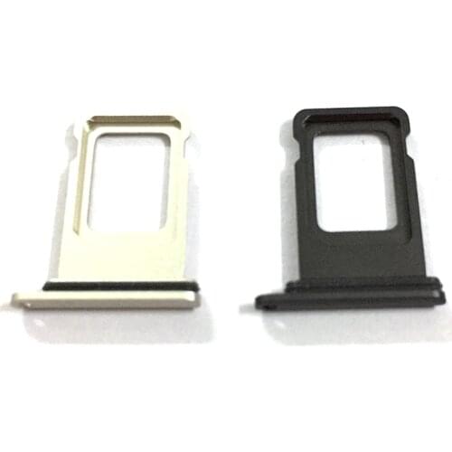 Sim Tray Holder For Apple IPhone 11 IPhone11 SIM Card Tray Slot Holder Adapter Socket Repair Parts