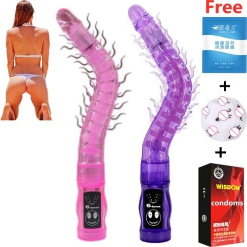 Sex products Barbed Spike Realistic Dildo Vibrator Vaginal Clitoris Masturbator Stimulator Adult Game Sex Toys for Women bdsm
