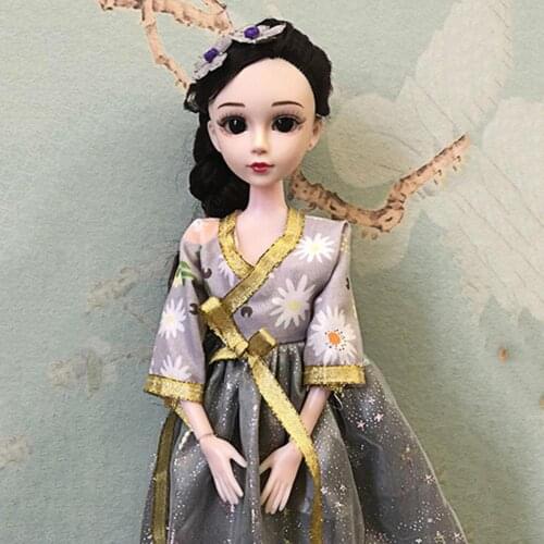 14 inches Chinese Action Figure Miniature Simulation Princess Articulated Doll Kid Play House Toy Girl Birthday Gift