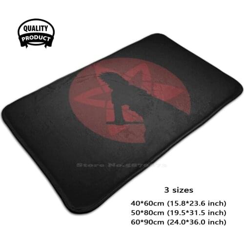 Sasuke 3D Household Goods Mat Rug Carpet Foot Pad Shonen Japan Movie Video Games Red Cloud Crows Eye Symbol Anime Manga Town
