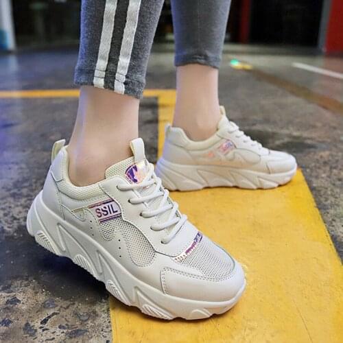 WTAB 2019 Summer Stretch Fabric Female Sneakers Breathable Walking Footwear Zapatos Women Trainers Tenis Feminino
