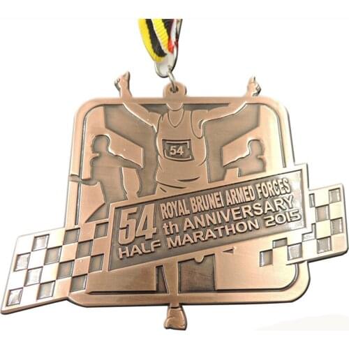 Marathon Medal cheap custom Running Medals high quality custom OEM sports medals with ribbons