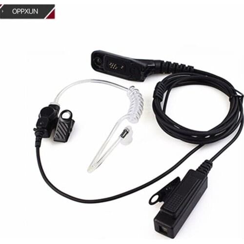 Long Air Conduit Headphones for motorola XPR6500/XPR6550/XIR P8200/8260/8268 walkie talkie