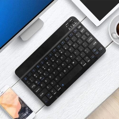 New 7 8 Inch Keyboard Mobile Phone Laptop For Ipad Keyboard Mini Blue Wireless Keyboard For Computer