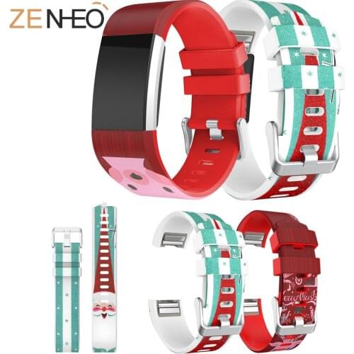 New Lovely fashion Soft Silicone durable sport Womens Wristband For Fitbit Charge 2 Smart Watchband Strap Replacement Straps