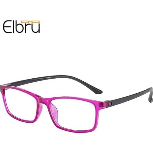 Elbru Small Square Reading Glasses Ultralight Women Men Retro Clear Lens Presbyopic Glasses Female Male Reader Eyewear +1.0to3.5