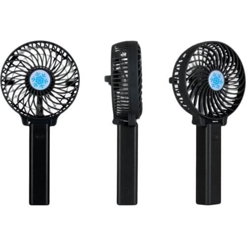 Portable Hand Fan USB Rechargeable Foldable Handheld Mini Fan Cooler 3 Speed Adjustable Cooling Fan for Outdoor Travel