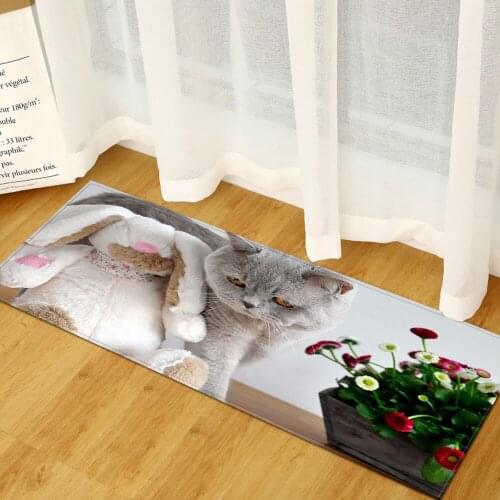 Christmas Living room/bedroom Carpets Antiskid Home Soft Solid Rugs New Year Hallway Doormat Xmas Absorb Water Kitchen Floor Mat