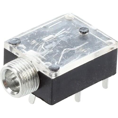 Cheapest 5 Pcs 5 Pin 3.5mm Audio Mono Jack Socket PCB Panel Mount for Headphone