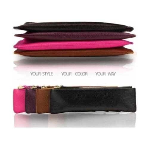 Londo Genuine Leather School Pencil Pen case Cosmetic Makeup Bag School Case Pencil Bag Stationery Stylish Women/Men New season