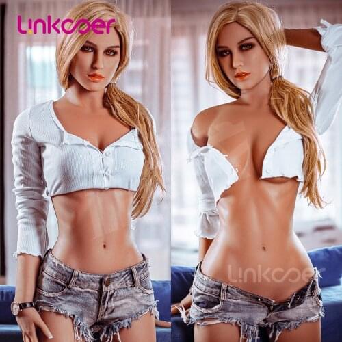 Linkooer 158cm Real TPE Silicone Sex Dolls Adult Japanese Love Dolls Lifelike Anime Oral Vagina Dolls Full Pussy Big Breast