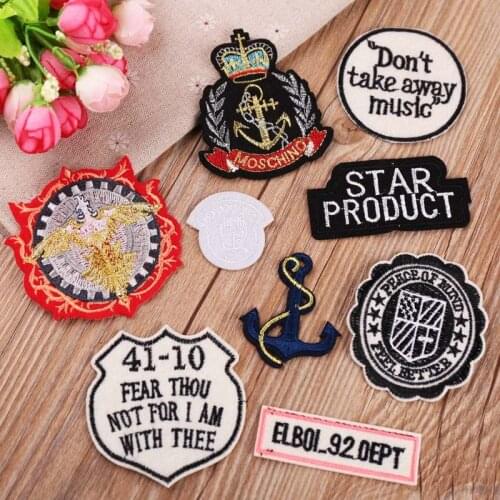 Subsidy Computer Trend DIY Fire Phoenix Ship Anchor Badge Clothes Decoration Sticker Patch