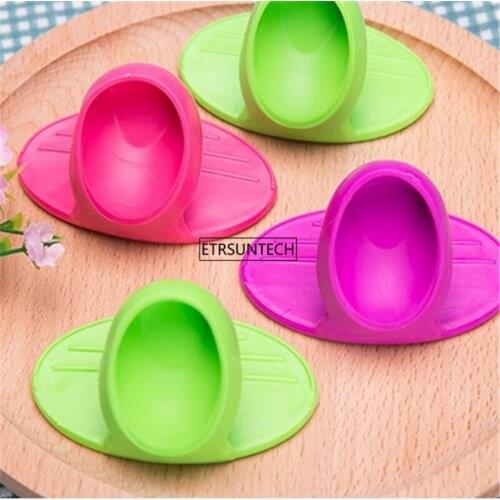 200pcs Cake Bakeware Heat Resistant Silicone Glove Short Finger Hand Clip Convenient Pot Kitche Holder
