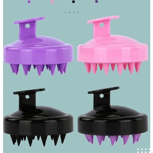 Hair Care Massage Comb Hair Massager Silicone Comb for Hair Washing Cleaning Manual Shampoo Comb Scalp Massager