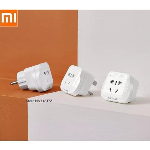 Youpin DE UK US AC Power Socket Plug Travel Charger Adapter plug Converter switch shift