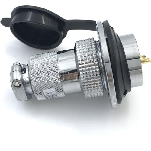 1Set DF25 GX25 Circular Flange Female Plug & Male Socket Aviation Connectors M25 2/3/4/5/6/7/8 Pin Wire Connector With cover