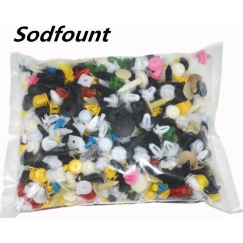 100PCS universal car hybrid nylon plastic buckle