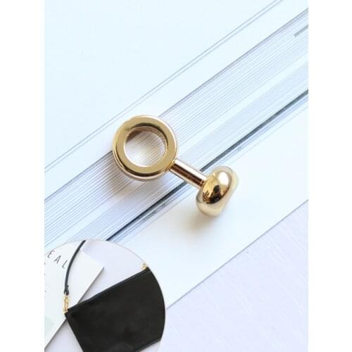 2PCS Copper Nail Screw Round Head Leather Craft Rivets /DIY /Replacement