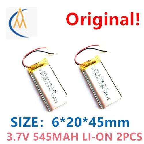 2PCS Navigator audio Bluetooth Test toy 602045 3.7v540mah602043 701943 502045 702045 lithium battery charging
