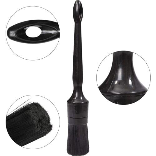 5Pcs Car Detailing Brush Kit Automobile Wheel Engine Detail Clean Brush Set