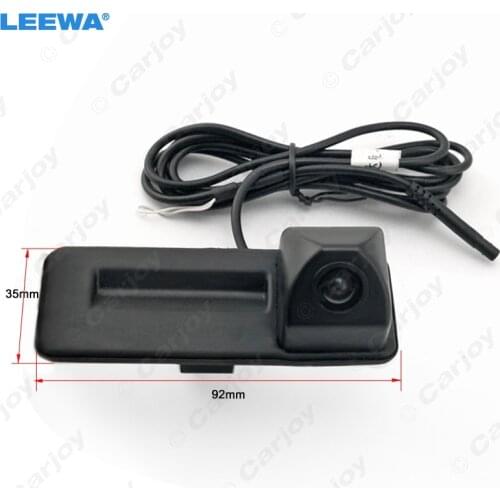 LEEWA Car Rearview Trunk Handle Parking Camera For Skoda Octavia/Fabia/Superb/Rapid Spaceback /Audi A1/A3/A4L/Q3/Q5/S5/A6L/A8L