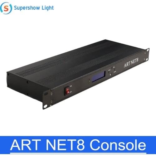 Stage Light Decoder 8 Ways DMX512 Network Extender For DJ Light Controller Network Signal ART NET8 Console